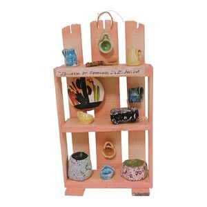 Mexican Kitchen Trasterito with Miniature Accessories